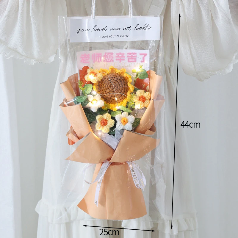 Buquês De Crochê, Buquês De Formatura, Presentes De Crochê Feitos À Mão