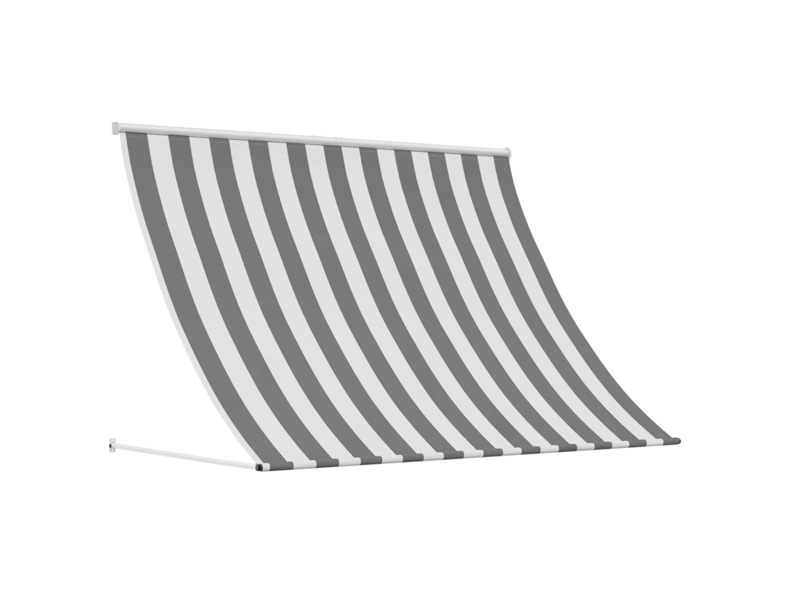 Vidaxl Toldo Antracite E Branco 400 X 150 Cm