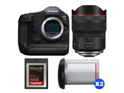 Eos R1 + Rf 10 20mm F/4 L Is Stm + 1 Sandisk 64gb Extreme Pro Cfexpress Type B + 2 Canon Lp e19 + Ebook “20 Dicas para Fotos Que Impressionam” CANON