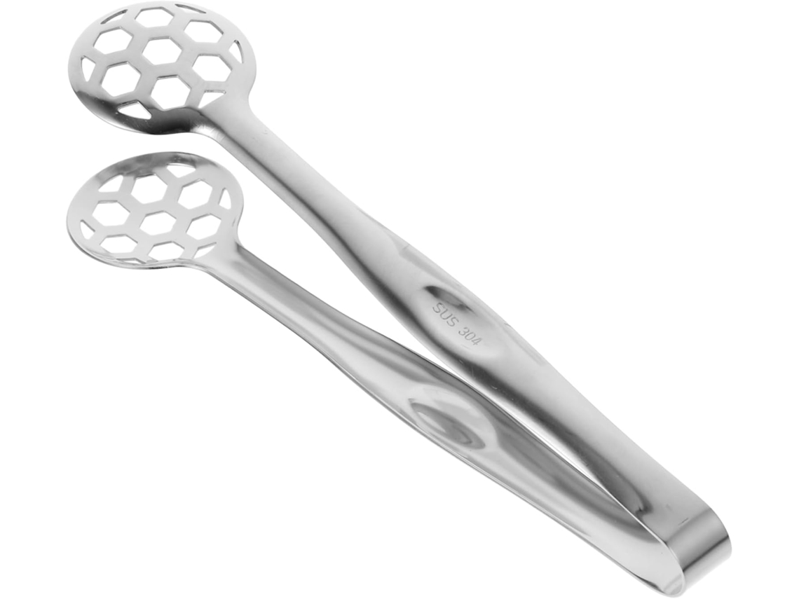 Pinça Multiuso De Metal Para Grelhar Saladas, Bolos, Assados, Bifes No Forno E Outros Alimentos Grelhados