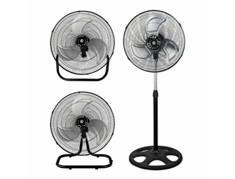 Ventoinha Industrial 3 em 1 60W Ø45Cm 3 Velocidades MFAMILY
