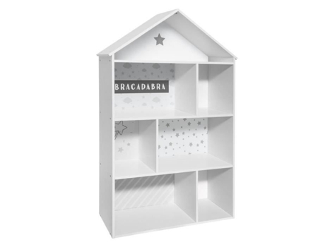 Prateleira Decorativa Infantil Atmosphera For Kids 7 Estojos Cinza PARIS PRIX