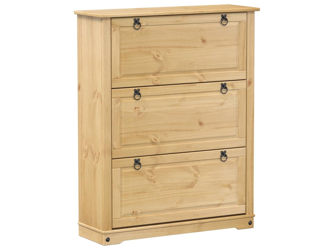 Shoe Cabinet, Shoe Cabinets Vidaxl Marrom Madeira De Pinho (n/a)