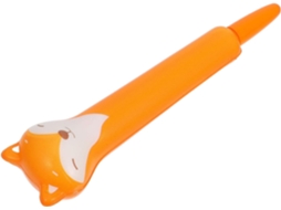 Caneta Gel Em Formato De Raposa Fofa Com Ponta Fina Plástico. Pegada