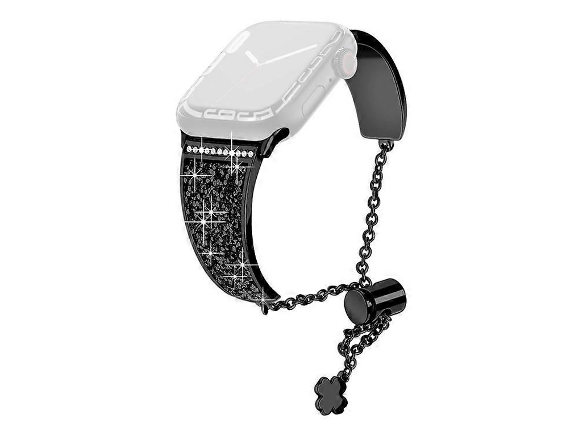 Pulseira De Metal Compatível Com Apple Watch Series 9, 8, 7, 41 Mm / 6, 5, 4 Se , Se (2023), Se 40 Mm / 3, 2, 1, 38 Mm Facpoet (2022)