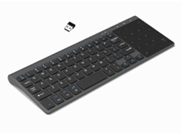 Teclado Sem Fio 2.4g Com 59 Teclas E Touchpad Everley891