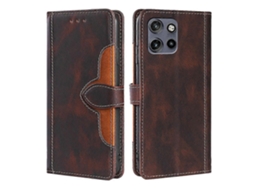Capa De Couro Para Celular Com Fivela Magnética Skin Feel