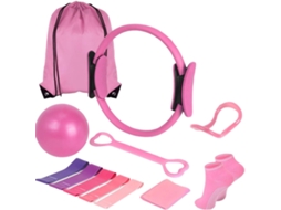 Conjunto De Acessórios De Pilates (rosa)