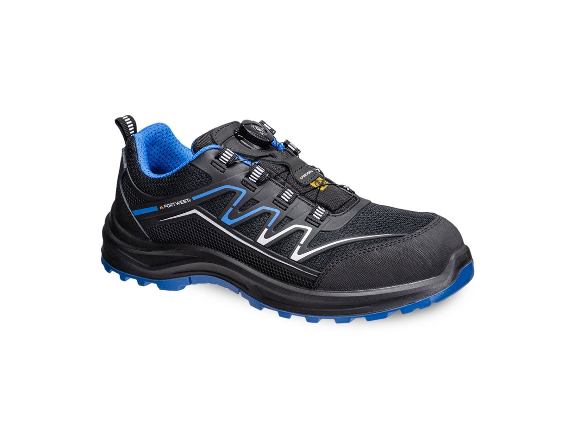 Tênis De Segurança Ecológico S1ps Esd Sr Fo Preto Azul / 47