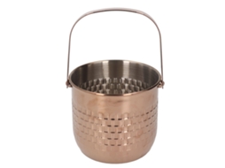 Cubo de Vinho Isolado LAXISCREED Aço Inox Dourado Rosa