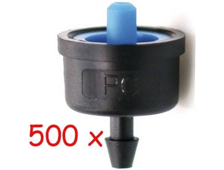 Gotejador Turbulento IRRITEC 2,1 L/H Idrop. Saco 500 Unidades