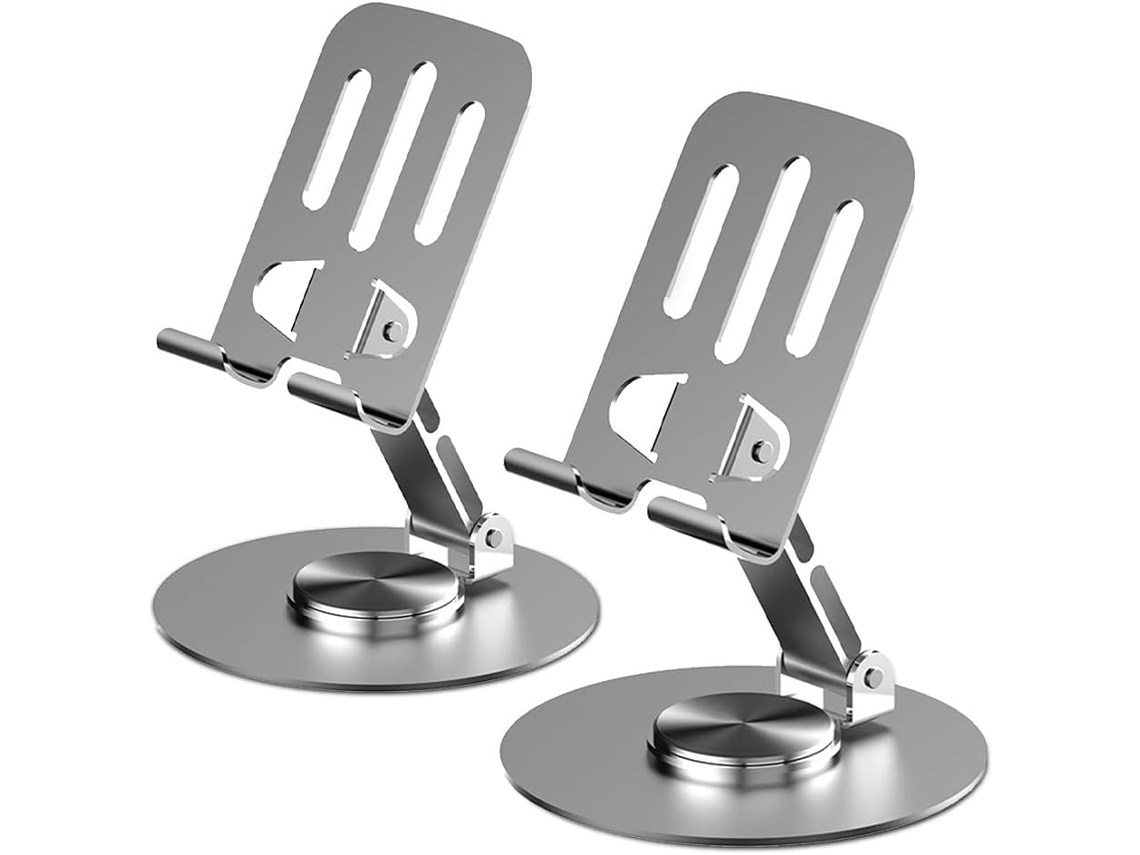 Pacote com 2 Suportes de Mesa para Celular AQUAFORGE