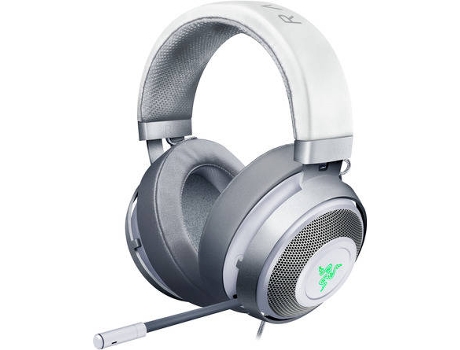 Microauscultadores Gaming  RAZER Kraken V2Oval Mercury Ed — Com fio