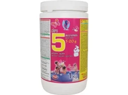 Cloro PQS 5 Ações em Pastilha (1 Kg)