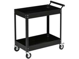 Carrinho De Ferramenta Aço Laminado A Frio Cor Preto 84,5x38x84 Cm Durhand