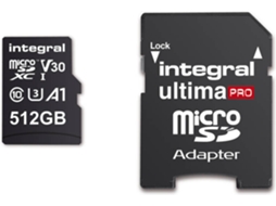 Cartão de Memória MicroSD INTEGRAL Ultima Pro 100V10 (512 GB)