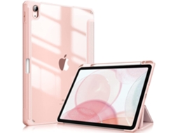 Capa Para Tablet Lurelia, Compatível Com Ipad 10/a16, Ouro Rosa, Tpu, Dobrável Com Suporte, Fixação Magnética