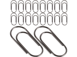 200 Mini Clips de Papel Vintage em Metal Preto, Portáteis e Duráveis para Organização de Mesas em Sala de Aula