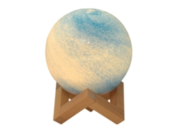 Lâmpada Planetária de Mesa com Controle Remoto, Luz Noturna Decorativa de Vidro
