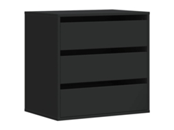 Cômoda 60x41x58 cm Derivados de Madeira Preto MAISON EXCLUSIVE