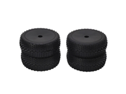 Mali 4 Pneus de Carro Rc com Diâmetro 112mm Borracha e Cubo Plástico Universal para Modelos 1/8