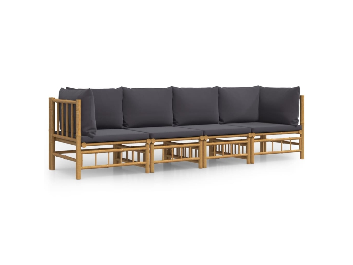 Garden Lounge Set, Garden Lounge Sets Vidaxl Marrom Bambu (n/a)