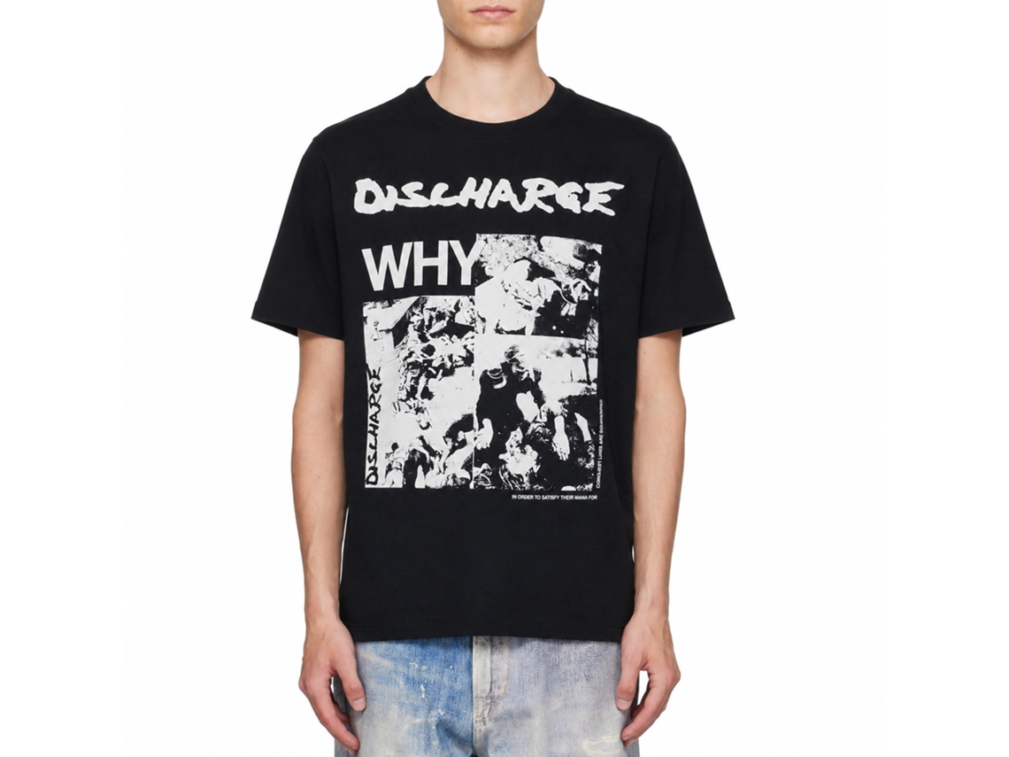 Discharge Why T-shirt Unisex Adults Size:m