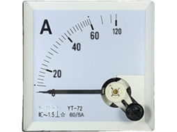 Amperímetro De Corrente Cp72 50/5a Ponteiro 100a 150/5a Yt72 Sq72 68