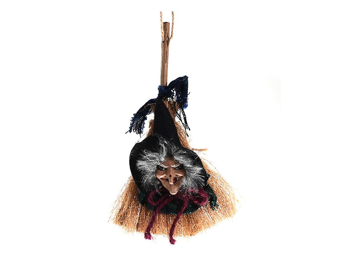 1Pcs Vassoura Mágica para Decoração de Halloween ALLINLESS