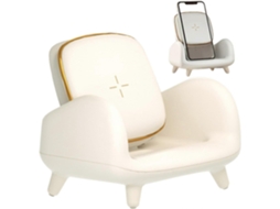 Suporte Para Celular Com Carregamento Sem Fio, Para Mesa, Multifuncional E Com Formato De Sofá.