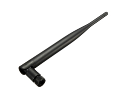 Amplificador de antena omnidirecional WLAN Wifi RP SMA de 2,4 GHz e 5 dBi para roteador modem Slowmoose