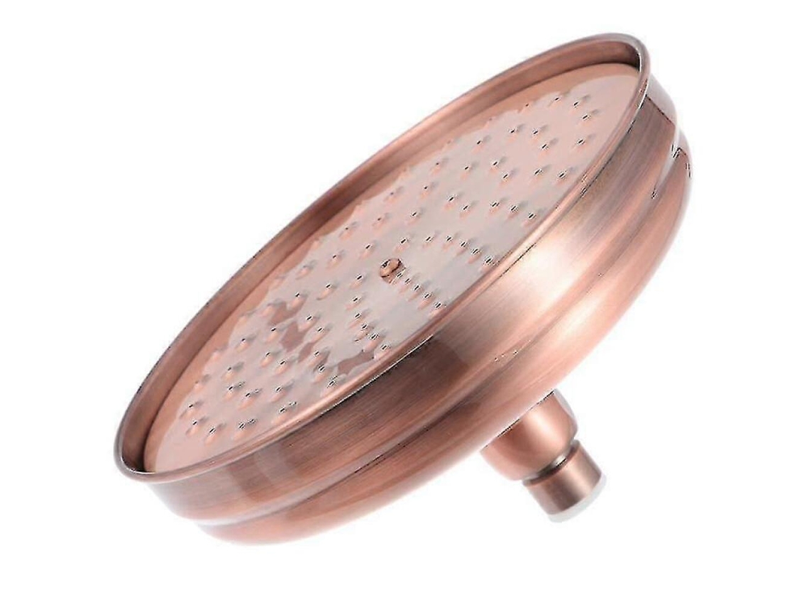Chuveiro De Cobre, 20 Cm(8 Polegadas) De Diâmetro, Chuveiro Resistente A Alta Pressão Com Ângulo Ajustável E Efeito Chuva