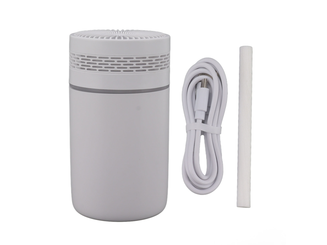 Umidificador Laxiscreed Usb Com Luz Noturna De Sete Cores E Design Silencioso Para Quarto