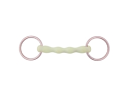 Bridões de Articulação Dupla Reta Brigadeiro Apple Mouth 20 Mm Prateado 11.5 Cmbr
