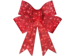 Laço De Guirlanda De Luzes De Natal De 50 Cm | Decorações Para Festas De Natal