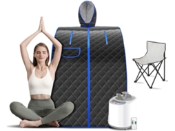 Kit de Sauna Portátil com Cadeira Dobrável SFUSHOS