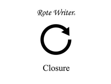 Livro Closure Means to an End to No Avail de Rote Writer (Inglês)