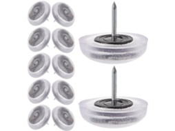 Conjunto De 24 Almofadas De Silicone Reforçadas Para Pés De Móveis.