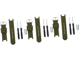Conjunto De 3 Pulseiras Confortáveis De Nylon Para Smartwatch Com Fecho De Fivela Versátil.