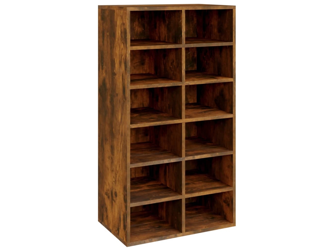 Shoe Rack, Shoe Racks Vidaxl Marrom Madeira Processada (n/a)