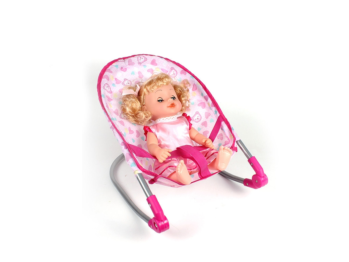 Primerox acessório de Boneca de Bebê Rosa Leve Simulação Brinquedo para Crianças Jogos de Imitação