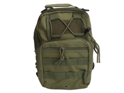 Mochila Transversal de Lona com Multi armazéns Od Green