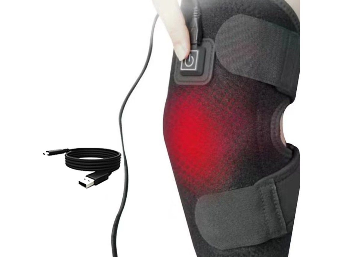 Massageador Elétrico para Joelhos, Temperatura Ajustável, Fácil de Usar , Tamanho Único. MDUG (plug And Play)