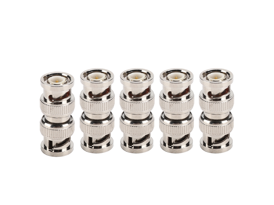 Kit de 5 conectores BNC macho para comunicação sem fio CHABERLU