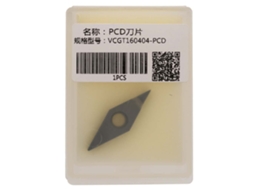 Pastilha diamantada PCD VCGT160404 TNMA16404 para fresadora CNC