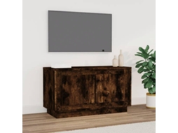 Vidaxl Móvel De Tv 80x35x45 Cm Derivados De Madeira Carvalho Fumado