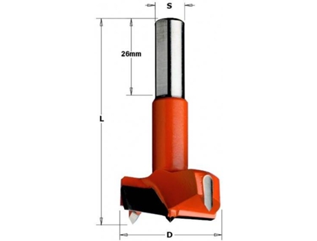 Broca para Dobradiças Ø35X70  S=10X26 Rh - 369.350.11