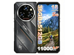 Wp62 5g Smartphone Robusto 12gb+512gb 11000mah 108mp 6.6" 120hz Nfc Android 15 Ip68/ip69k Preto OUKITEL