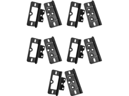 Conjunto De 10 Dobradiças Silenciosas Para Portas Dobráveis, Sem