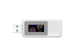 Testador Usb Keweisi Kws mx19 Dc 4 30 V / 0 5 a para Medição de Tensão e Corrente para Carregador Usb Sya001527001b (branco)